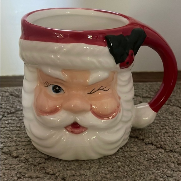 Santa Claus Holiday Mug and Tray Set - Picture 1 of 8